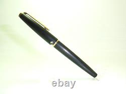 Excellent MONTBLANC 220 Black Matte Fountain Pen Flexy 14ct OBB M To BB