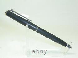 Excellent vintage MONTBLANC No 280 black matte brushed lever ballpoint pen #2