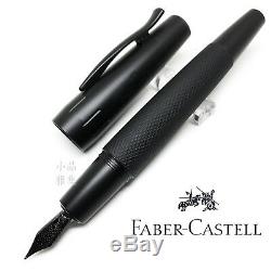 Faber Castell E-Motion Matte Black Fountain Pen