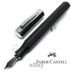 Faber Castell Special Edition Ondoro Matte Black Fountain Pen