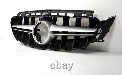 For Mercedes Benz E-Class W213 16-18 Grille AMG Look Bumper Silver