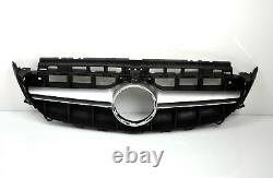 For Mercedes Benz E-Class W213 16-18 Grille AMG Look Bumper Silver