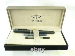 Fountain Pen Matte Black PARKER SONNET