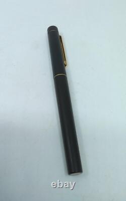 Fountain pen Sheaffer Targa Matte Black 14K -Used -Japan FedEx