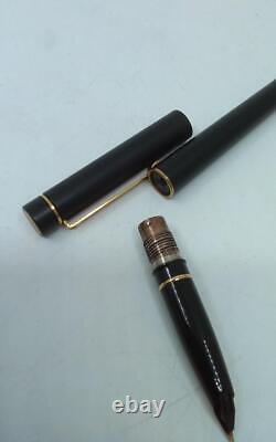 Fountain pen Sheaffer Targa Matte Black 14K -Used -Japan FedEx