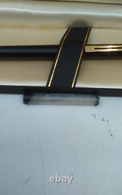 Fountain pen Sheaffer Targa Matte Black 14K -Used -Japan FedEx