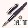 Germany Diplomat Excellence Skyline A2 Matte Black Fountain Pen