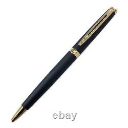 Good WATERMAN Metropolitan Essential Matte Black GT Ballpoint Pen JAPAN