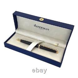 Good WATERMAN Metropolitan Essential Matte Black GT Ballpoint Pen JAPAN