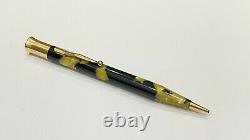 Gorgeous Sheaffer Oversize Flat Top Pencil, Black & Pearl, Made In Usa, 1920`s