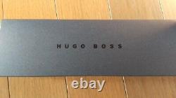 HUGO BOSS Essential Matte Black Twisted Ballpoint Pen wz/Box&Manual Super Rare