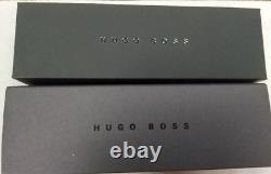 HUGO BOSS Essential Matte Black Twisted Ballpoint Pen wz/Box&Manual Super Rare