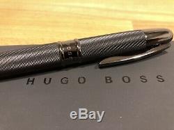 Hugo Boss Stripe Matte Black Rollerball Pen! New! Only £98,90