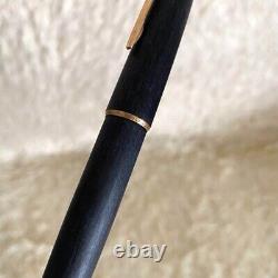 Japan Fountain pen Montblanc 220 Matte Black 14K Gold 585 Nib Vintage