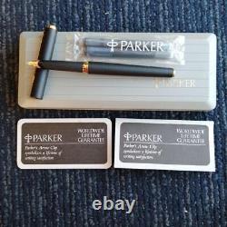 Japan Fountain pen Parker 75 Matte Black withBox Unused