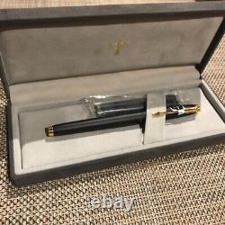 Japan Fountain pen Parker Matte Black 14K Gold Nib withBox Unused