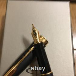 Japan Fountain pen Parker Matte Black x Gold withBox Unused