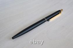 Japan Vintage Montblanc Ballpoint Pen Matte Black x Gold S Line withBox