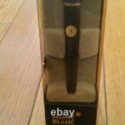 Japan Vintage Montblanc Fountain Pen Matte Black 14K 585 F Fine Nib withBox Unused
