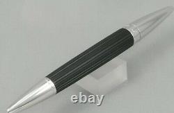 Jorg Hysek Matte Black & Palladium Fountain Pen withSheath 18kt Medium Nib