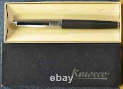 KAWECO V 60 S Matte black&CT EF 14C Gold nib German c. 1971's Fountain pen