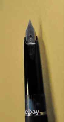 KAWECO V 60 S Matte black&CT EF 14C Gold nib German c. 1971's Fountain pen