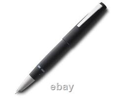 LAMY 001 2000 Black Fine (F) Gold Nib Fountain Pen 4000020