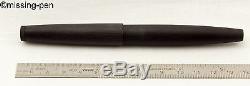 LAMY 2000 Piston Fountain Pen in Matte Black Makrolon model 01 with 14 K nib