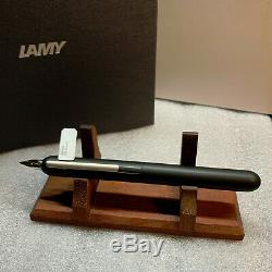 LAMY Dialog 3 RETRACTABLE Fountain Pen Matte Black Medium 14k Gold Nib