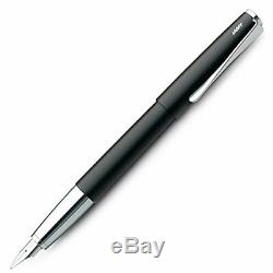 LAMY fountain pen studio studio matte black pen tip size EF fine ch extra