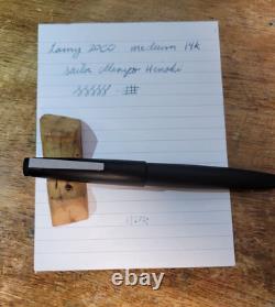 Lamy 2000 Fountain Pen Medium Nib, Matte Black