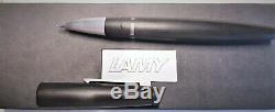 Lamy 2000 Matte Black Fountain Pen Medium perfect condition