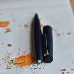 Lamy 2000 Matte Black Makrolon Carbon Fountain Pen Medium M Nib L01M