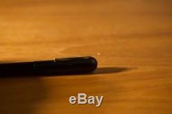 Lamy Imporium BlkAu Fountain Pen Black Matt with Gold Clip Fine Nib