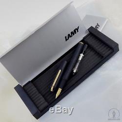 Lamy Persona 021 Matte Black Fountain Pen 18K Medium Nib Germany c1990