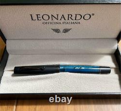 Leonardo Fountain Pen Moment Zero Hawaii Matte Black Limited EF