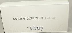 Leonardo Momento Zero Matte Black & Rhodium Fountain Pen M Nib New in Box
