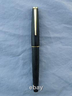 MONTBLANC 220 14k 585 Gold EF nib. Brushed Matte Black. Made in Germany 1970