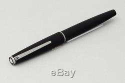 MONTBLANC 220 SP Fountain Pen Cartridgefiller Black Matt CT 14K OM Nib VINTAGE