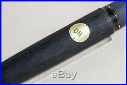MONTBLANC 225 matt Black & Gold OM oblique medium 585 nib PISTON FILLER 1972