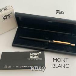 MONTBLANC Matte Black Knock with Pen Case