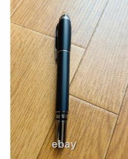 MONTBLANC Matte Black Resin Cap type Ballpoint Pen wz/Box&Booklet Super Rare