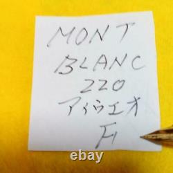 MONTBLANC Montblanc Fountain Pen 220 14K 585 Matt Black