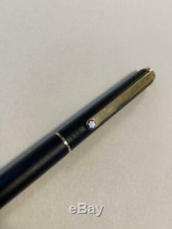 MONTBLANC S-Line Matte black Fountain Pen Gold Nib 14K Vintage shipping from JPN