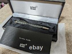 MONTBLANC Starwalker platinum Trims Matte Black Grid Fountain pen from JAPAN