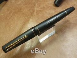 Maiora Impronte Matt Black Fountain Pen Steel Fine Nib New In Box Delta Sucessor