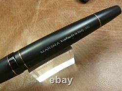 Maiora Impronte Matt Black Fountain Pen Steel Med. Nib New In Box Delta Sucessor