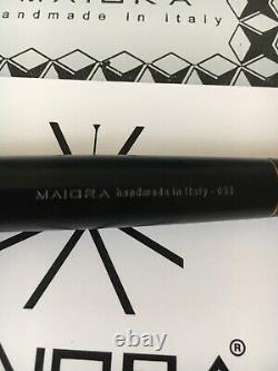 Maiora Impronte Matte Black Oversized Fountain Pen Edison Fine Nib