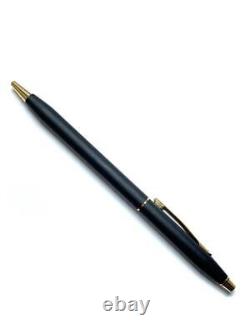 Matte black cross ballpoint pen #627045