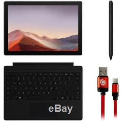 Microsoft Surface Pro 7 8GB/256GB, Black with Type Cover and Surface Pen Bundle